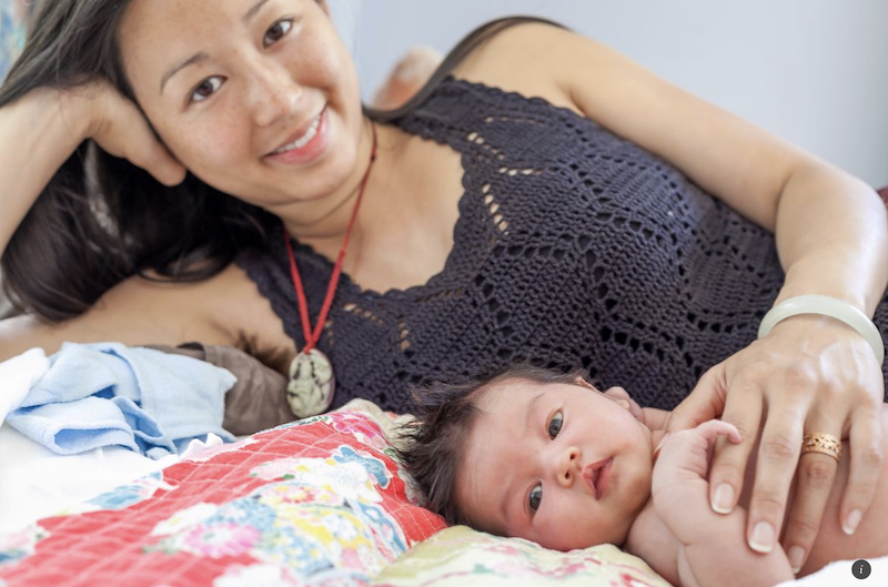jin ong and baby violet